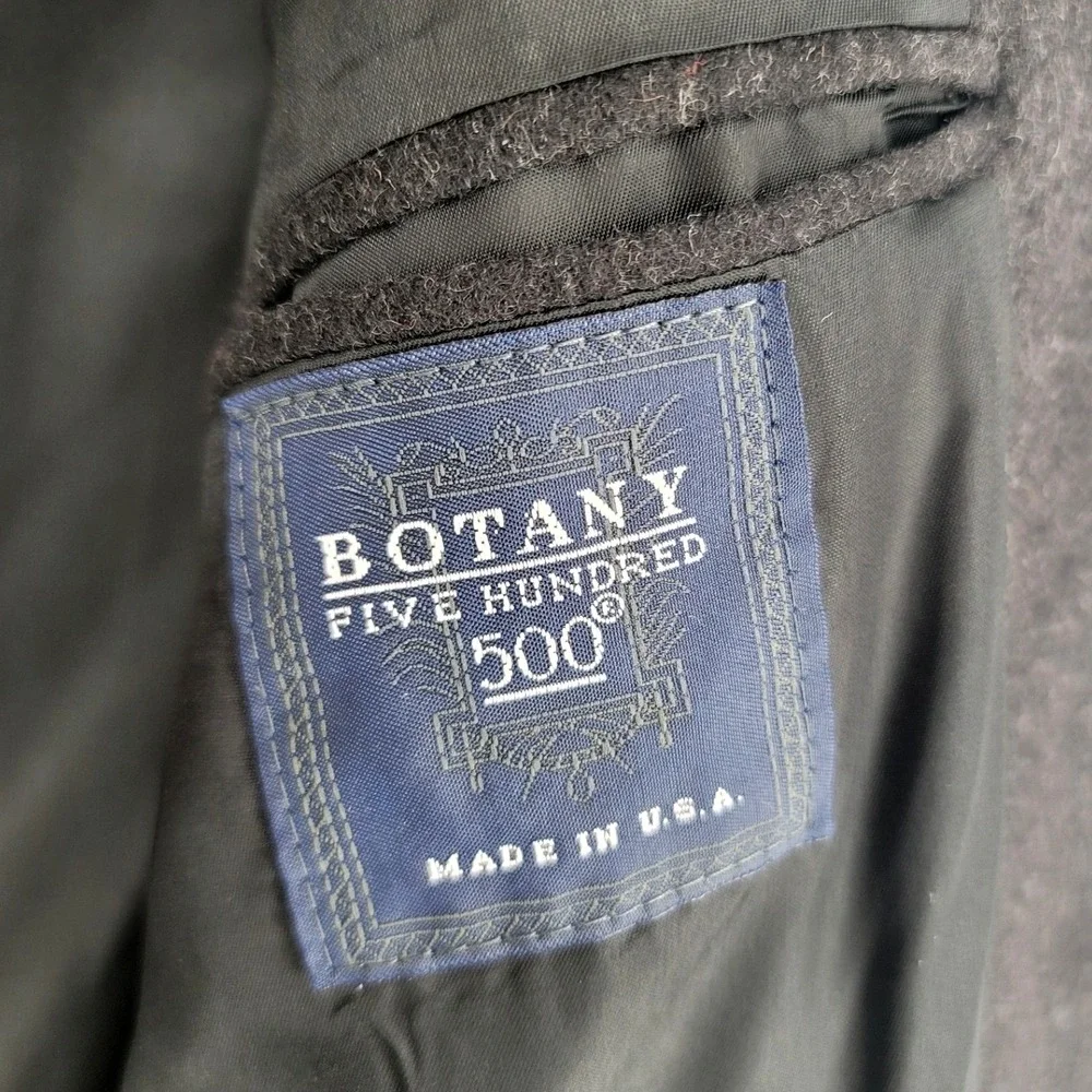 Botany 500‎ Camel Hair Blazer Men's Large Vintage Classic Dark Academia EUC